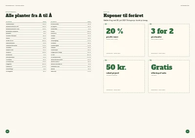Side 90–91 af Sæsonkatalog for havecenter – 96 sider