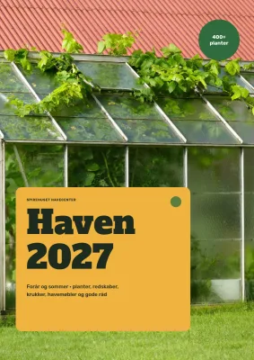 Sæsonkatalog for havecenter – 96 sider