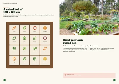 Pages 36–37 of Season catalogue for a garden centre – 96 pages