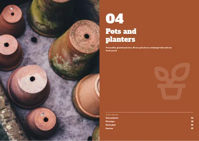 Pages 52–53 of Season catalogue for a garden centre – 96 pages