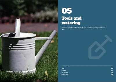 Pages 58–59 of Season catalogue for a garden centre – 96 pages