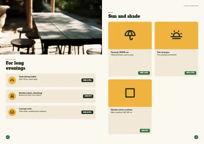 Pages 68–69 of Season catalogue for a garden centre – 96 pages