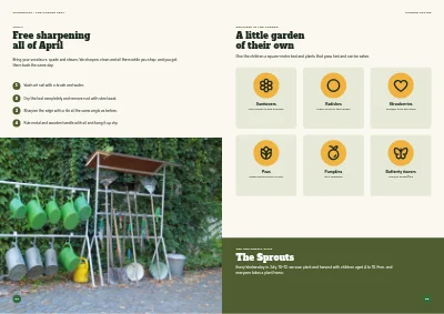 Pages 84–85 of Season catalogue for a garden centre – 96 pages