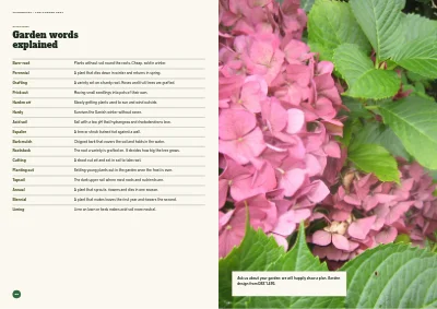 Pages 86–87 of Season catalogue for a garden centre – 96 pages