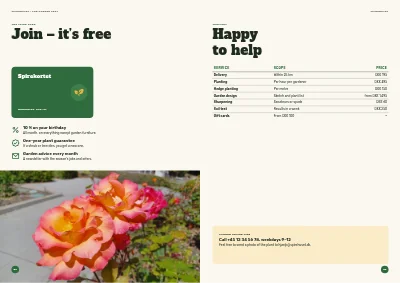 Pages 92–93 of Season catalogue for a garden centre – 96 pages