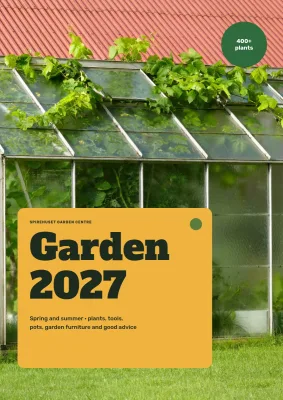 Season catalogue for a garden centre – 96 pages