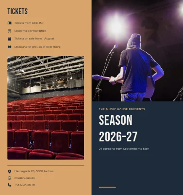 Music house season programme