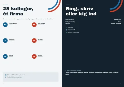 Side 14–15 af Brochure for VVS-firma – 16 sider