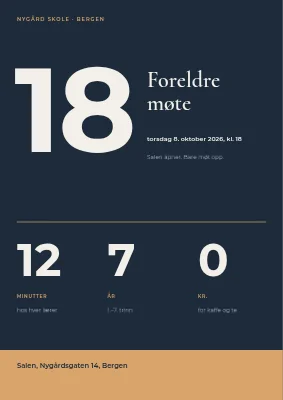 Foreldremøte — kl. 18 i Thisted