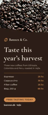 Coffee roastery roll-up — taste this year’s harvest