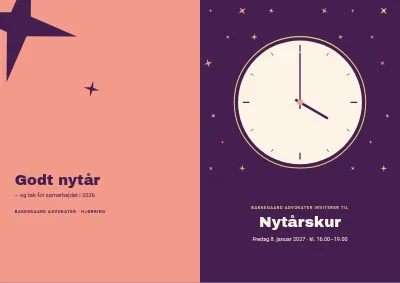 Nytårskur med urskive