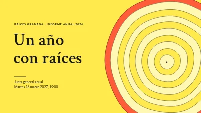 Página 1 de Informe anual — plantación de árboles