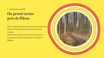 Page 3 de Rapport annuel — plantation d'arbres