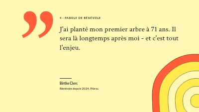 Page 7 de Rapport annuel — plantation d'arbres