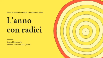 Rapporto annuale — piantumazione di alberi