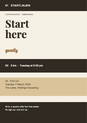 Beginners' run — Startlinjen, Copenhagen