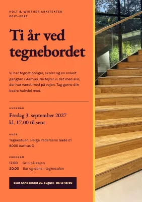 Firmafest — tegnestue fylder ti år