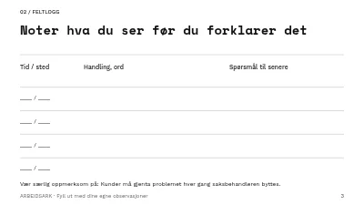 Side 3 av Kundestøtte med kontinuitet