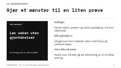 Side 4 av Kundestøtte med kontinuitet