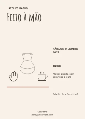Moldado à mão