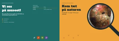 Omslag af Familieguide til naturhistorisk museum – 24 sider