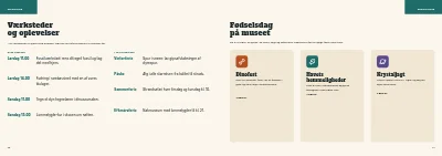 Side 20–21 af Familieguide til naturhistorisk museum – 24 sider