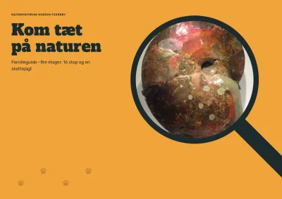 Familieguide til naturhistorisk museum – 24 sider