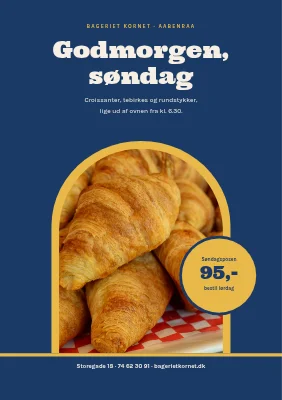 Bageri med søndagsbrød i Aabenraa