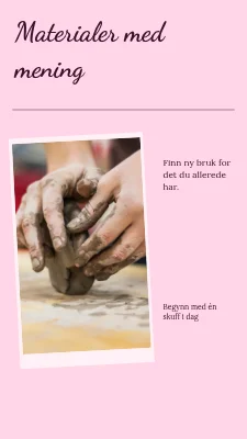 Materialer med mening · håndskrevet dagbok