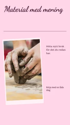 Material med mening · handskriven dagbok