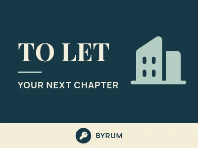 BYRUM — Property to let sign
