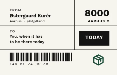 Parcel label