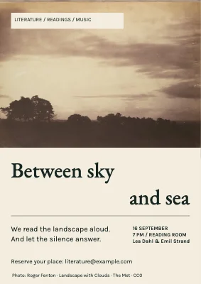 Between sky and sea