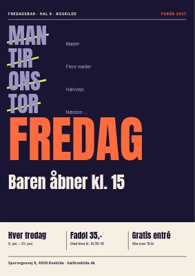 Fredagsbar i Hal 9, Roskilde