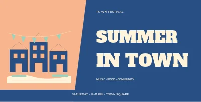 Town festival – Modern contrast