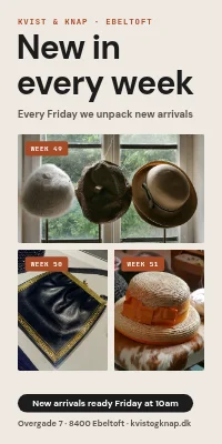Door poster for a boutique — new in every week