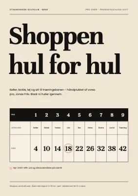 Produktkatalog — golfklubbens pro shop