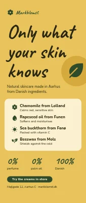 Skincare shop roll-up — only what skin knows