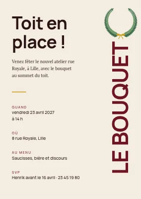 Fête de la charpente à Ribe — invitation