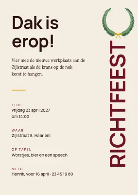 Hoogste puntfeest in Ribe — uitnodiging