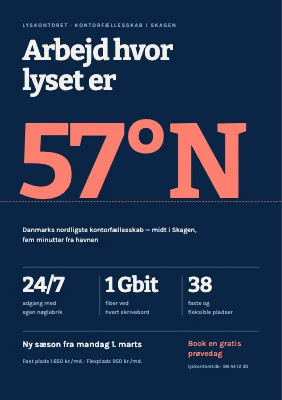 Kontorfællesskab i Skagen — ny sæson