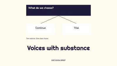 Page 1 of Voices with substance