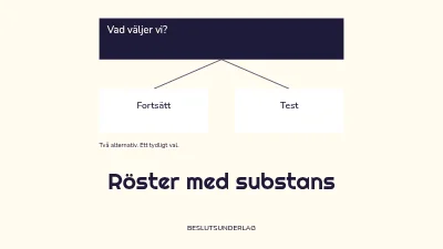 Röster med substans