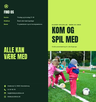 Fodboldklub: kom og spil