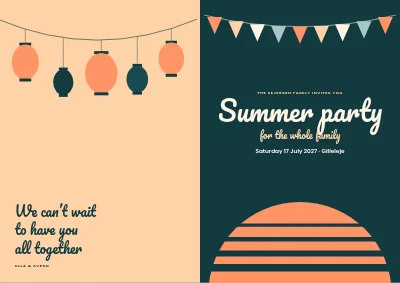 Summer party for the whole family