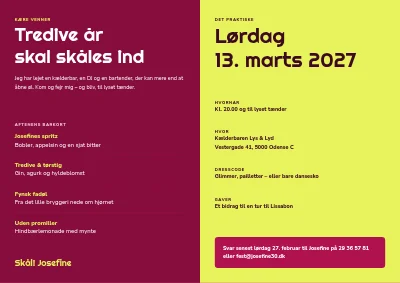 Side 2 af 30 år med bar og dans