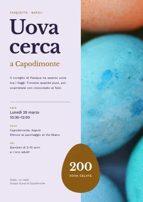 Caccia alle uova a Nordskoven — poster di Pasqua