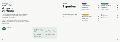 Side 2–3 af Sundhedsguide fra apotek – 20 sider