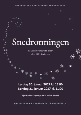 Balletforestilling — Snedronningen