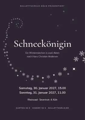 Ballettaufführung — Die Schneekönigin
